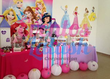 Eventos Lalash Decoración de mesa temática Princesas