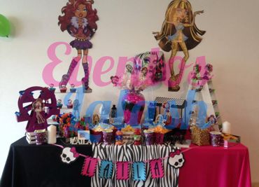 Eventos Lalash Decoración de mesa temática Monster High